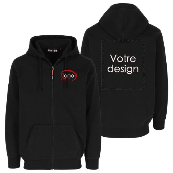 Lot de 5 Sweats à capuche zippés Herock Tobin Homme personnalisables