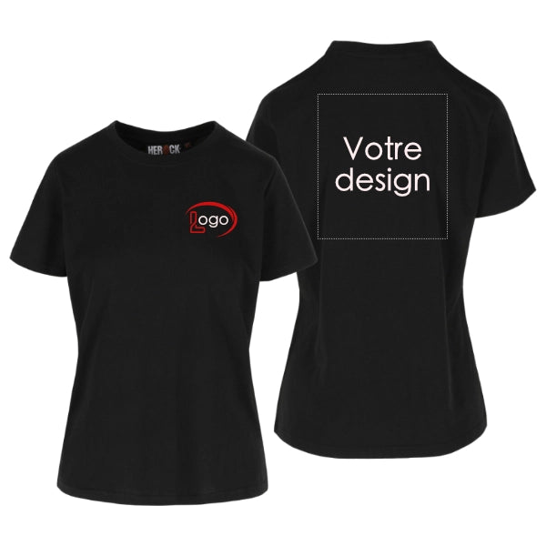 Lot de 5 T-shirts de travail Herock Argo Femme personnalisables