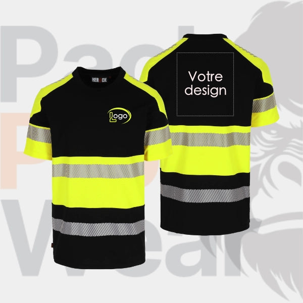 T-shirt de travail haute visibilité HEROCK® LUMIN – Léger, respirant et certifié EN ISO 20471