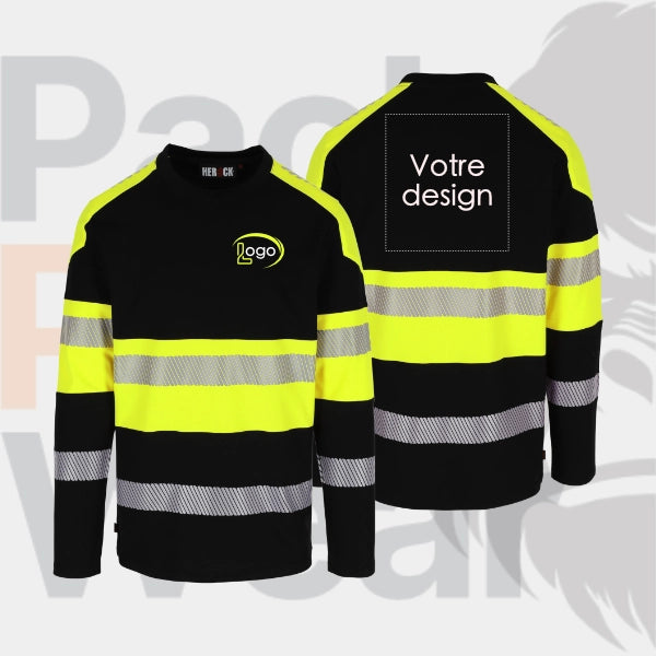 T-shirt de travail haute visibilité HEROCK® NIMBUS – Protection, visibilité et confort en toutes saisons