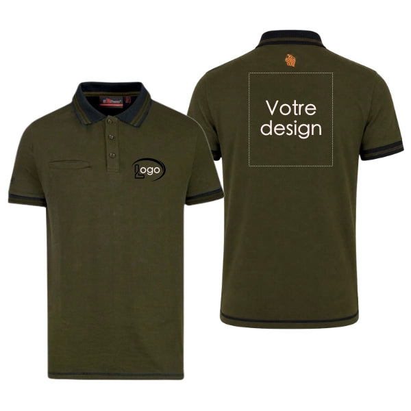 Lot de 5 Polos de travail U-Power Way Homme personnalisables