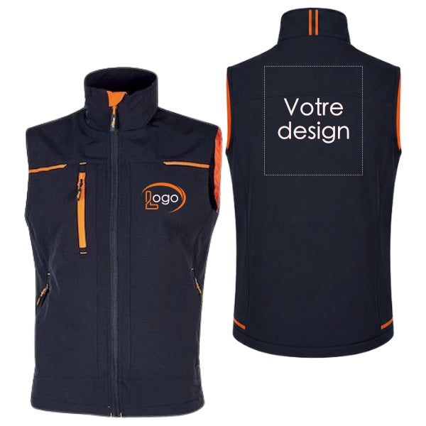 Lot de 5 Gilets de travail U-Power Saturn Homme personnalisables