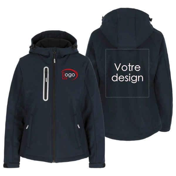 Lot de 5 Vestes softshell Herock Igor Femme personnalisables