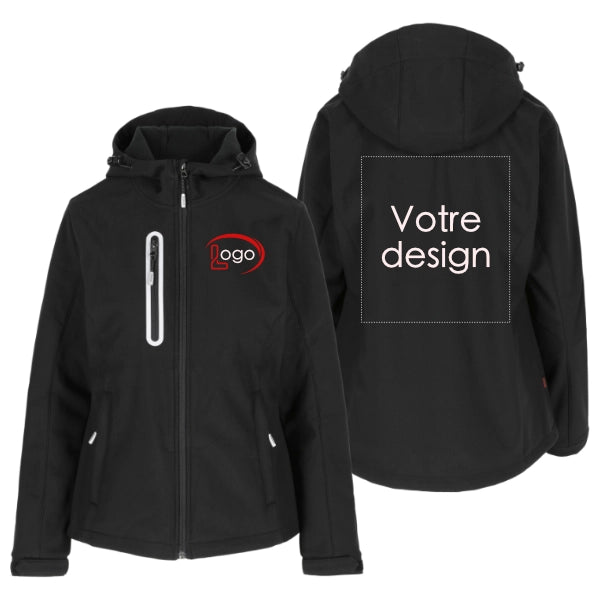 Lot de 5 Vestes softshell Herock Igor Femme personnalisables