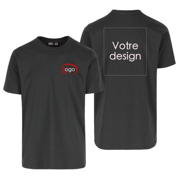 Lot de 5 T-shirts de travail Herock Argo Homme personnalisables