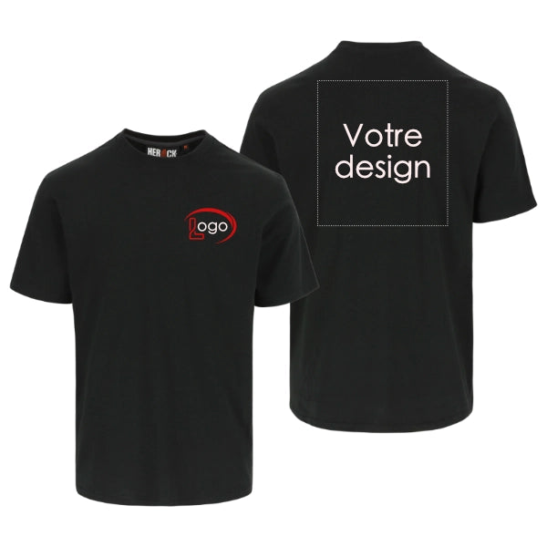 Lot de 5 T-shirts de travail Herock Argo Homme personnalisables