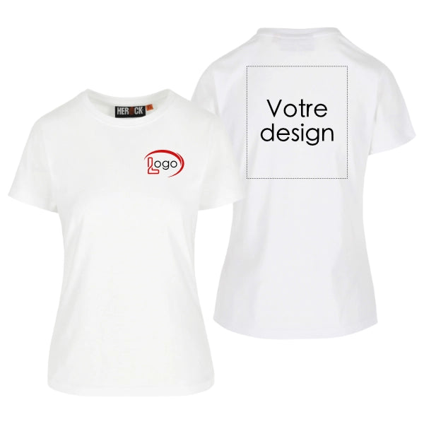 Lot de 5 T-shirts de travail Herock Argo Femme personnalisables