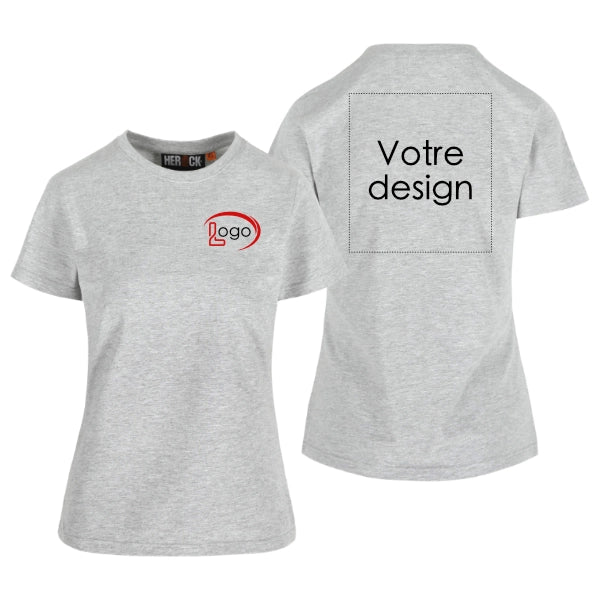 Lot de 5 T-shirts de travail Herock Argo Femme personnalisables