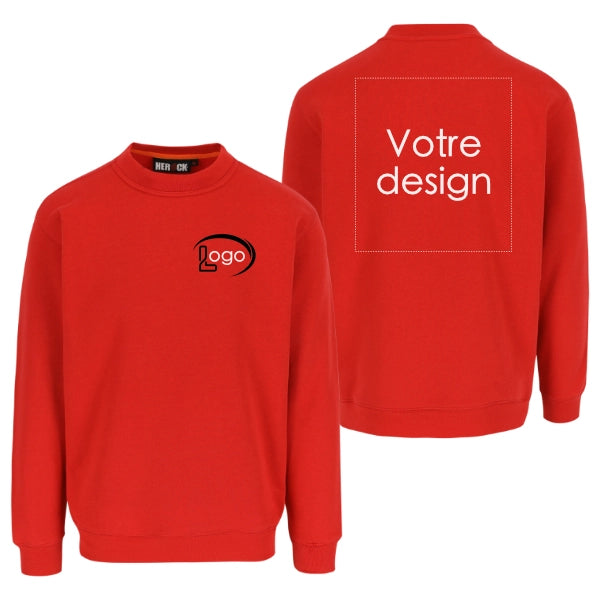 Lot de 5 Sweats de travail Herock Vidar Homme personnalisables