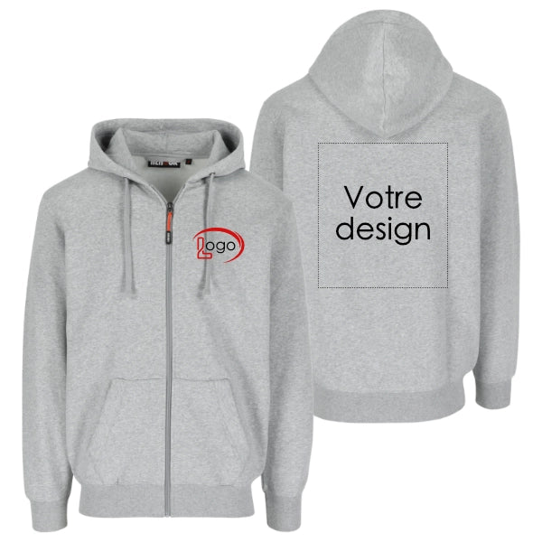 Lot de 5 Sweats à capuche zippés Herock Tobin Homme personnalisables