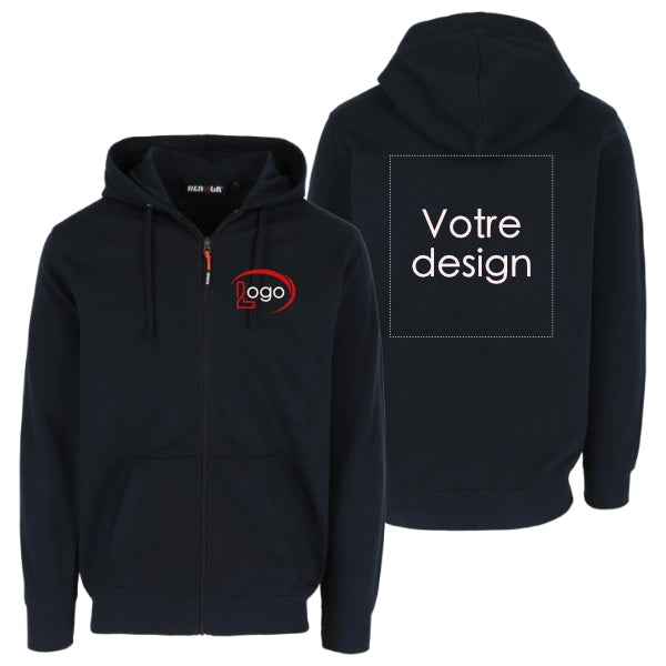 Lot de 5 Sweats à capuche zippés Herock Tobin Homme personnalisables