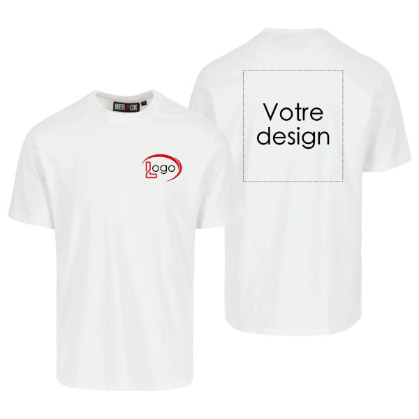 Lot de 5 T-shirts de travail Herock Argo Homme personnalisables