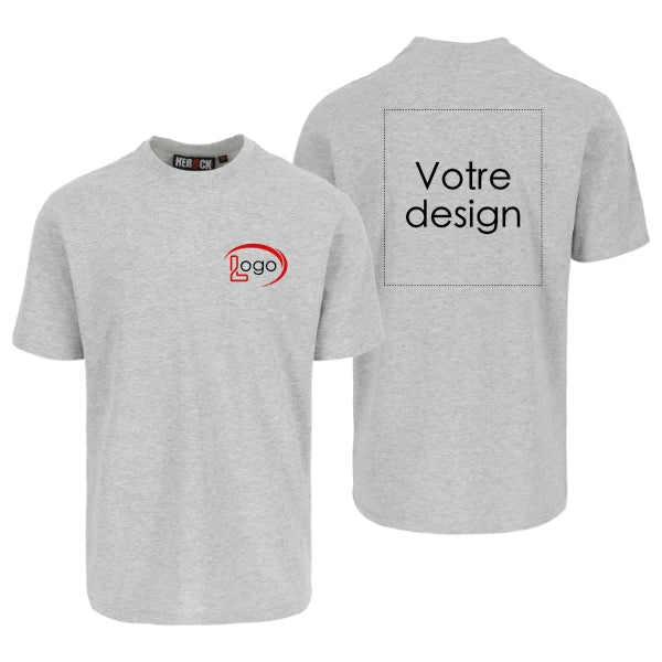 Lot de 5 T-shirts de travail Herock Argo Homme personnalisables