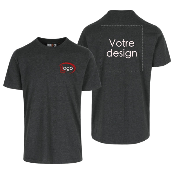 Lot de 5 T-shirts de travail Herock Argo Homme personnalisables