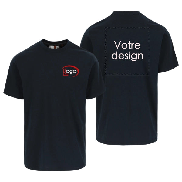 Lot de 5 T-shirts de travail Herock Argo Homme personnalisables