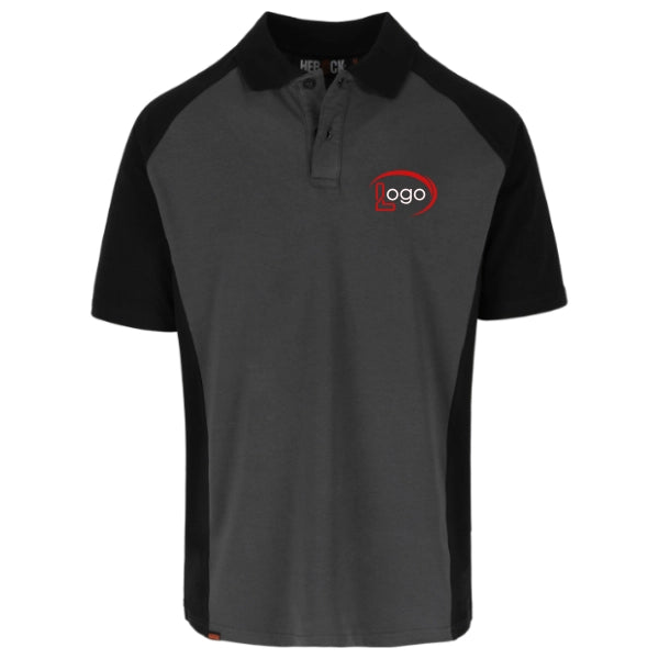 Lot de 5 Polos de travail Herock Brabo Homme personnalisables