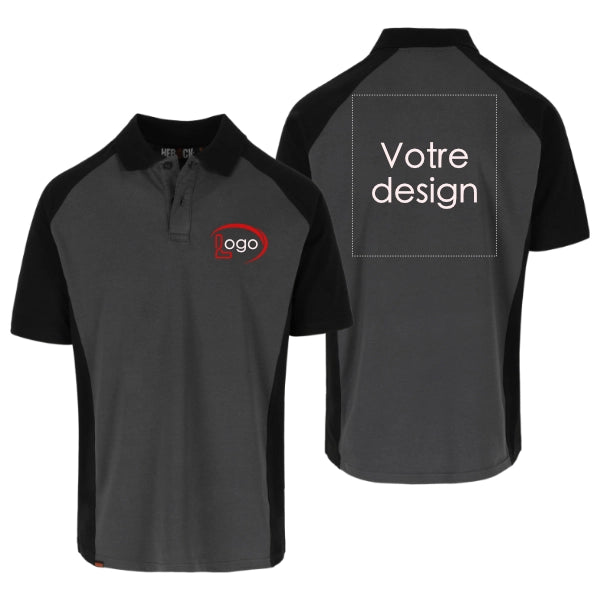 Lot de 5 Polos de travail Herock Brabo Homme personnalisables