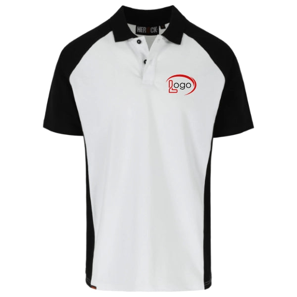 Lot de 5 Polos de travail Herock Brabo Homme personnalisables