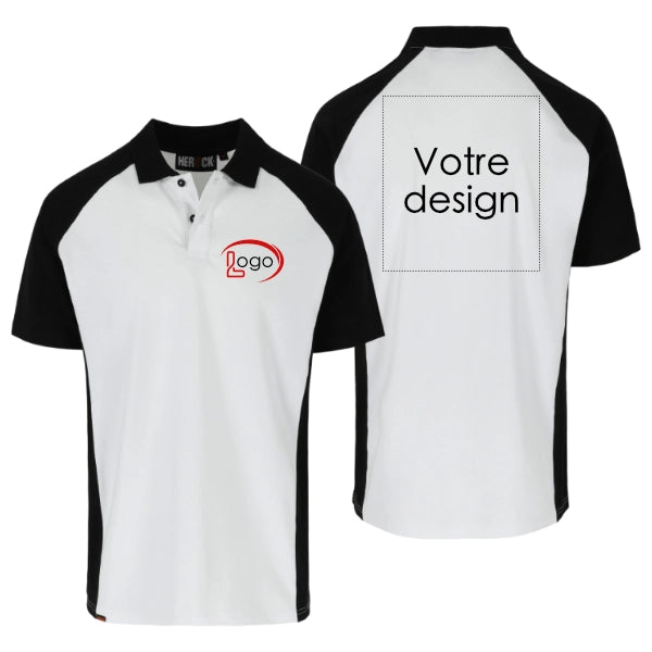 Lot de 5 Polos de travail Herock Brabo Homme personnalisables