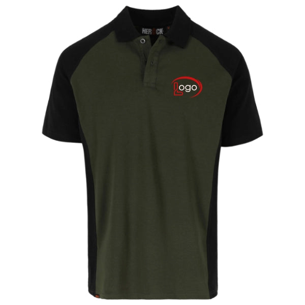 Lot de 5 Polos de travail Herock Brabo Homme personnalisables