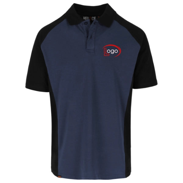 Lot de 5 Polos de travail Herock Brabo Homme personnalisables