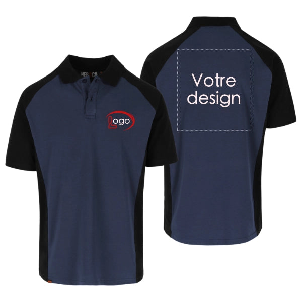 Lot de 5 Polos de travail Herock Brabo Homme personnalisables