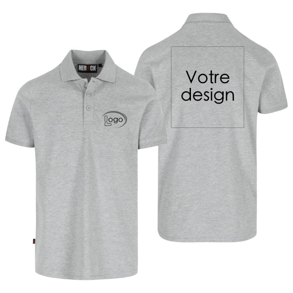 Lot de 5 Polos de travail Herock Levor Homme personnalisables