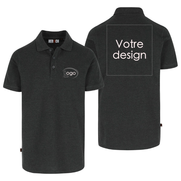Lot de 5 Polos de travail Herock Levor Homme personnalisables