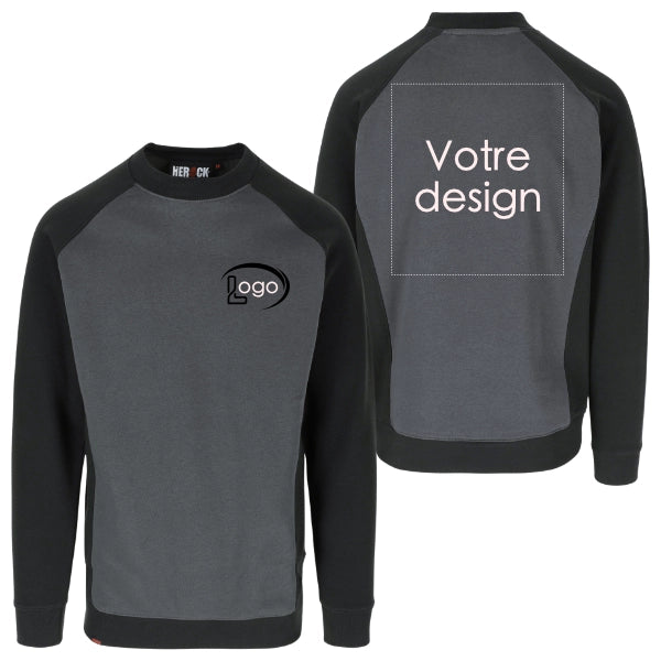 Lot de 5 Sweats de travail Herock Boris Homme personnalisables