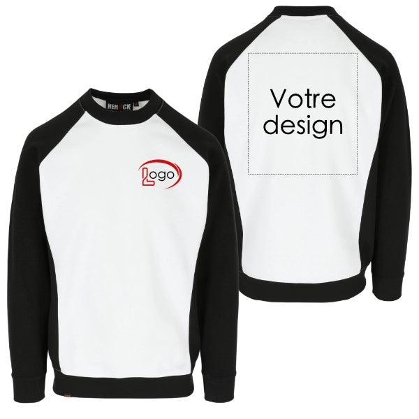 Lot de 5 Sweats de travail Herock Boris Homme personnalisables