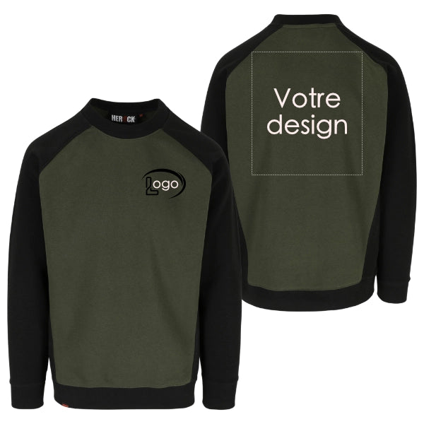 Lot de 5 Sweats de travail Herock Boris Homme personnalisables