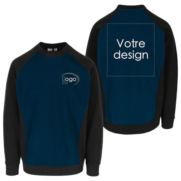 Lot de 5 Sweats de travail Herock Boris Homme personnalisables