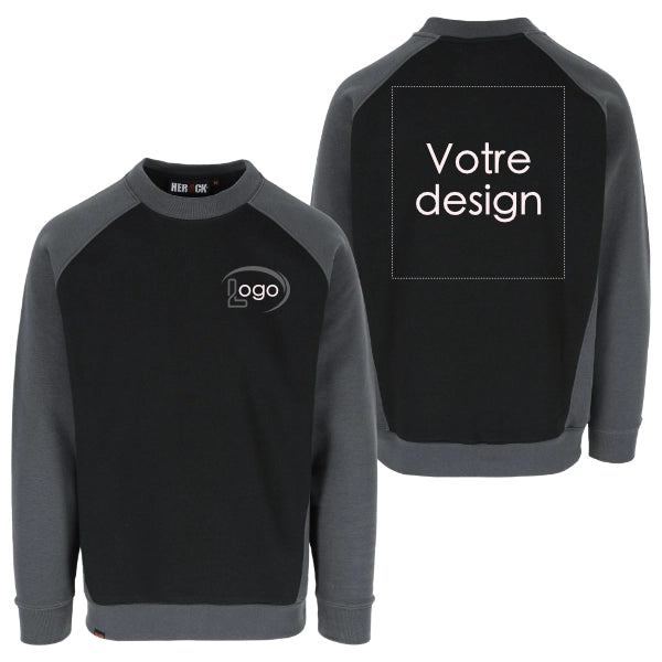 Lot de 5 Sweats de travail Herock Boris Homme personnalisables