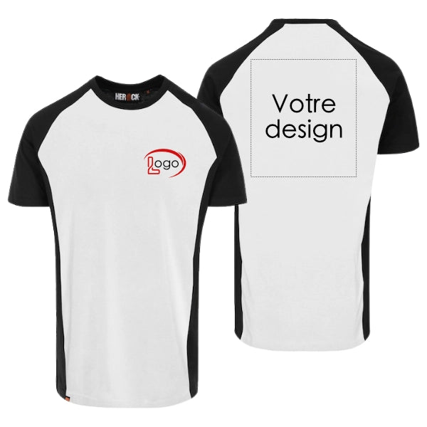 Lot de 5 T-shirts de travail Herock Tori Homme personnalisables
