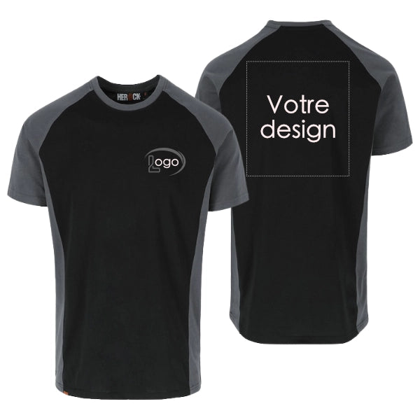 Lot de 5 T-shirts de travail Herock Tori Homme personnalisables