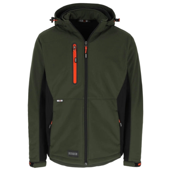 Lot de 5 Softshells de travail Herock Trystan Homme personnalisables
