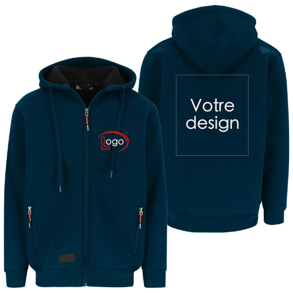 Lot de 5 Sweats zippés à capuche Herock Otis Homme personnalisables