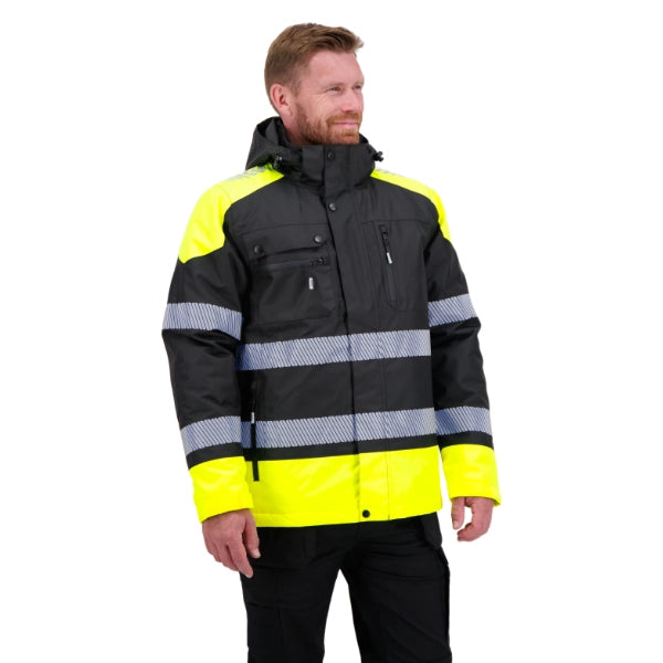 Veste matelassée haute visibilité HEROCK® METEOR – Protection maximale contre le froid et les intempéries