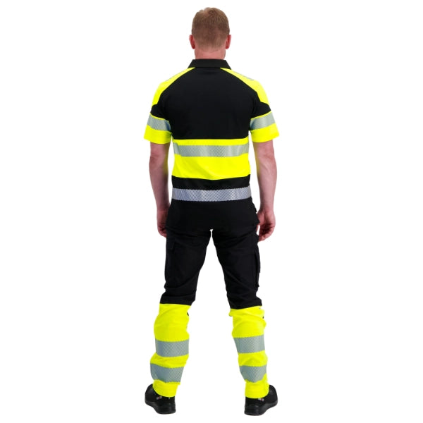 Lot de 5 Polos de travail haute visibilité Herock Vega Homme personnalisables