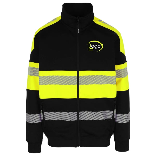 Lot de 5 Sweats de travail haute visibilité Herock Karis Homme personnalisables