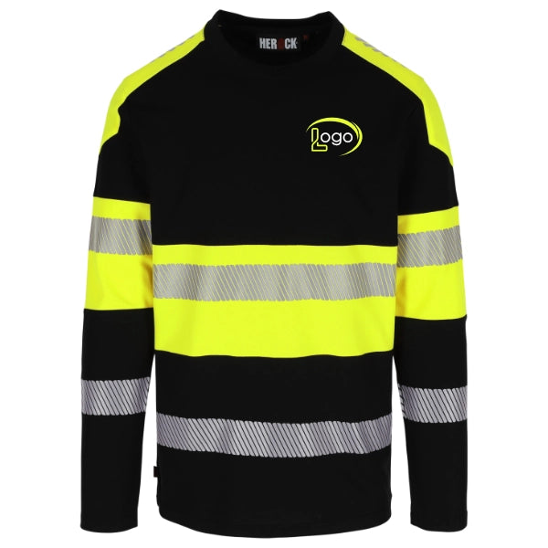 Lot de 5 T-shirts de travail haute visibilité Herock Nimbus Homme personnalisables