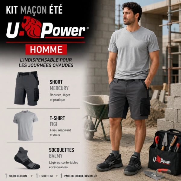 Kit Maçon Été U-Power Homme