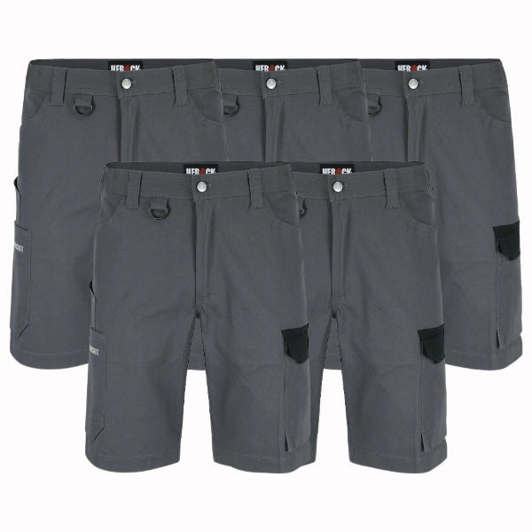 Lot de 5 Bermudas de travail Herock Bargo Homme