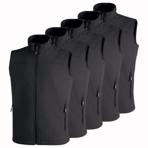 Lot de 5 Gilets Softshell de travail U-Power Dublino Homme personnalisables