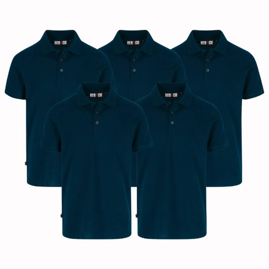 Lot de 5 Polos de travail Herock Levor Homme personnalisables