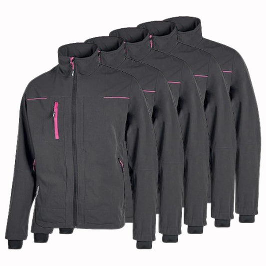 Lot de 5 Vestes de travail U-Power Pluton Femme personnalisables
