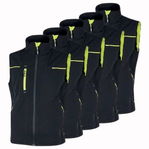 Lot de 5 Gilets de travail U-Power Saturn Homme personnalisables
