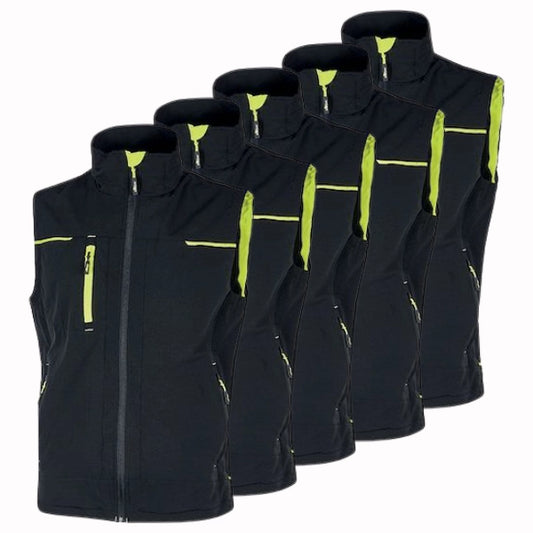 Lot de 5 Gilets de travail U-Power Saturn Homme personnalisables