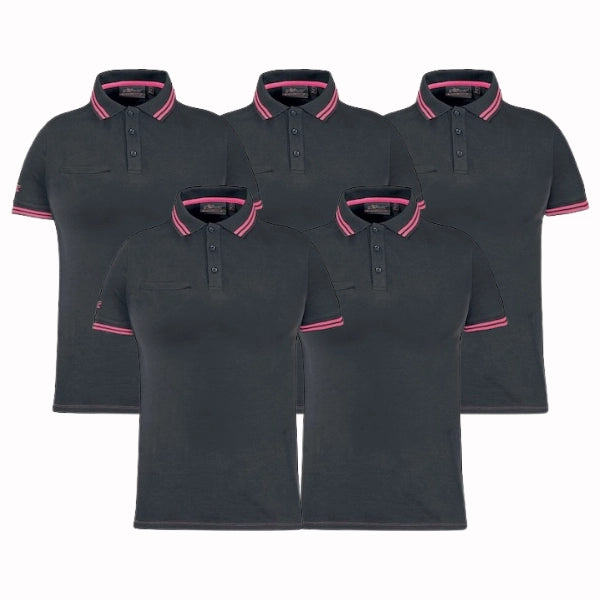 Lot de 5 Polos de travail U-Power Way Femme personnalisables