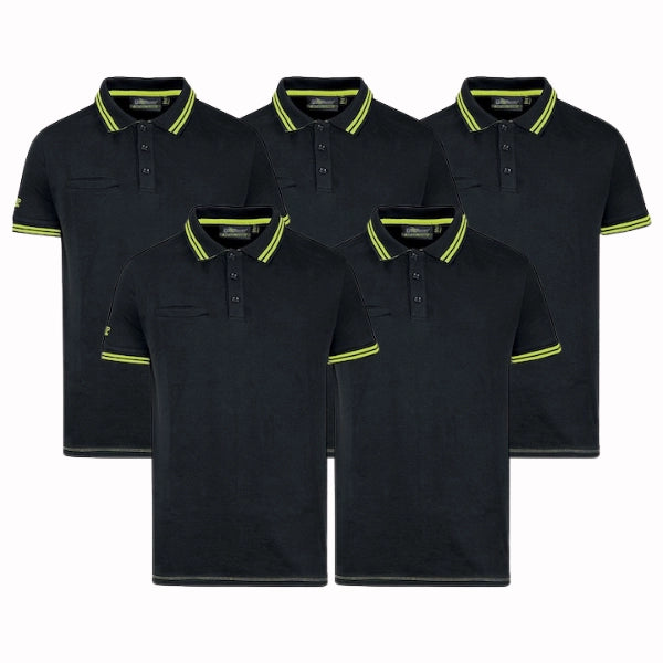 Lot de 5 Polos de travail U-Power Way Homme personnalisables